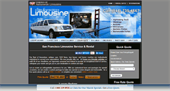 Desktop Screenshot of bestsanfranciscolimousineservice.com